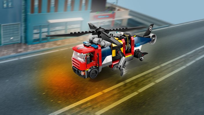 LEGO® City 60462 Kombinationsset mit Hubschrauber, Löschauto und U-Boot