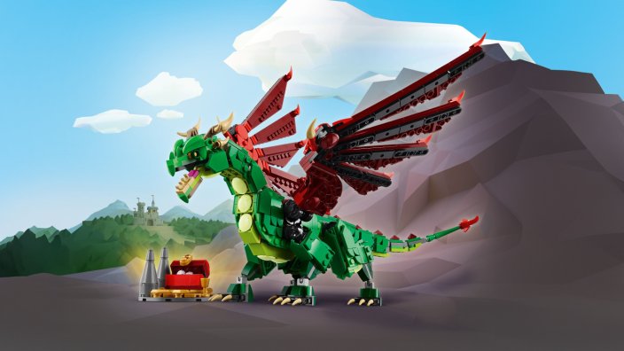 LEGO® Creator 3-in-1 31161 Grüner Drache