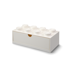LEGO® asztali doboz 8 fiókkal - fehér