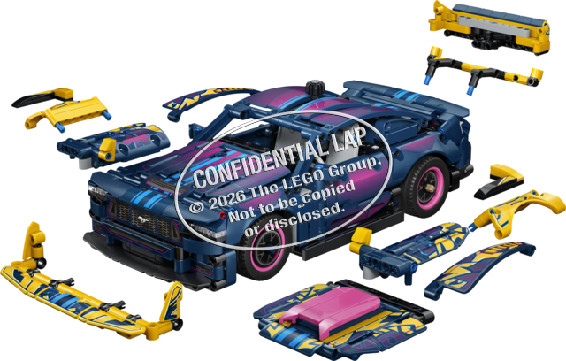 LEGO® Technic 42236 Custom Garage Ford Mustang GT Car