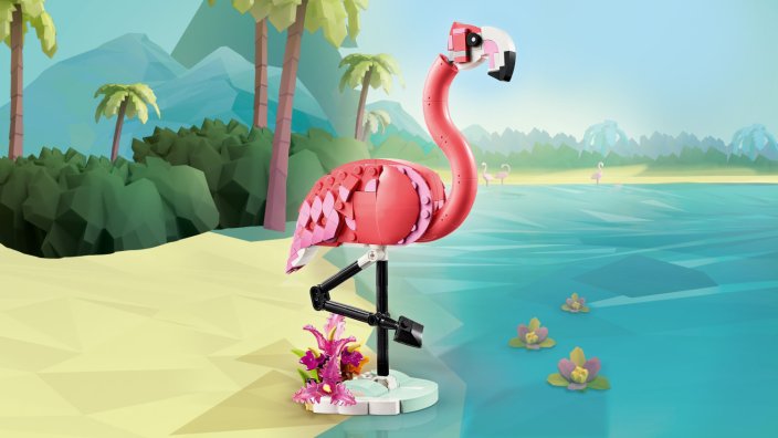LEGO® Creator 3-in-1 31170 Animais Selvagens: Flamingo Cor-de-rosa