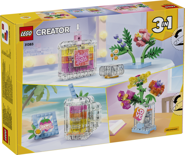 LEGO® Creator 31383 Flakon perfum z kwiatową ozdobą