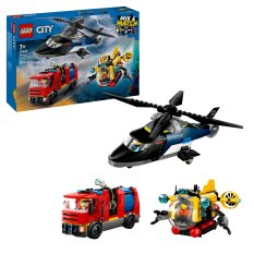 LEGO® City 60462 Kombinationsset mit Hubschrauber, Löschauto und U-Boot