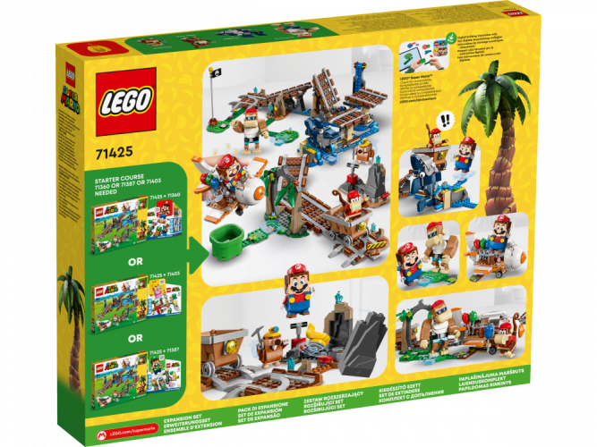 LEGO® Super Mario™ 71425 Pack di espansione Corsa nella miniera di Diddy Kong