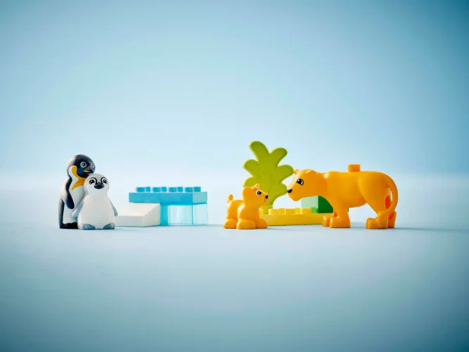 LEGO® DUPLO® 10442 Famiglie di animali: pinguini e leoni