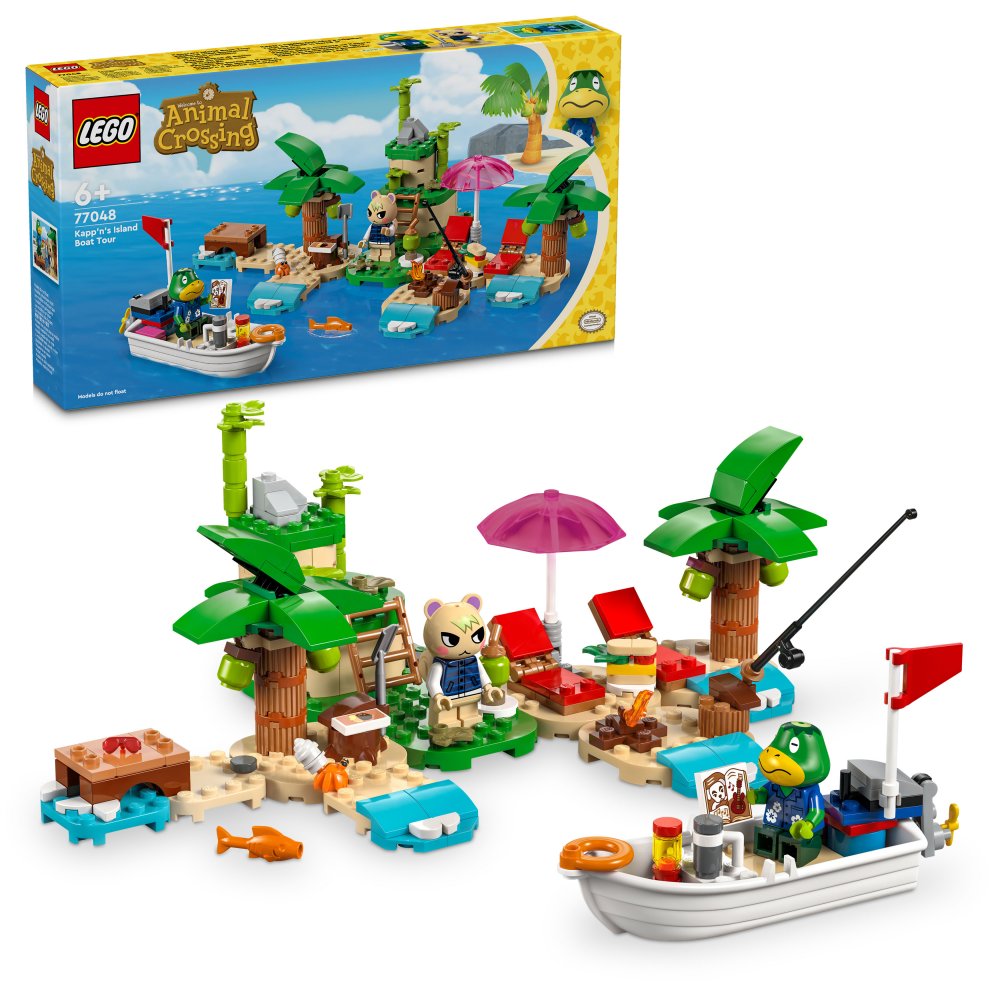LEGO® Animal Crossing™ 77048 Turul de insulă în barcă al lui Kapp