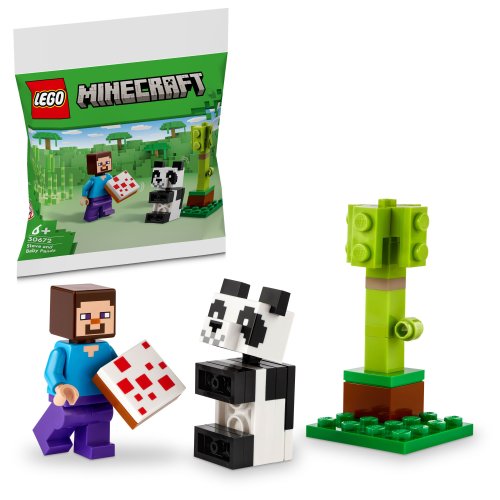 LEGO® Minecraft 30672 Steve mit Baby-Panda