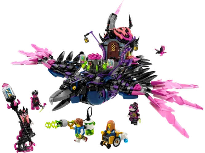 LEGO® DREAMZzz™ 71478 Corvo da Meia-Noite da Bruxa do Nunca