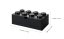 LEGO® caixa de mesa 8 com gaveta - preto