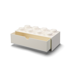 LEGO® asztali doboz 8 fiókkal - fehér