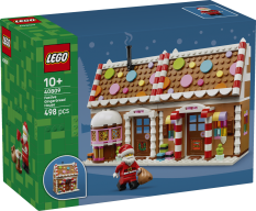 LEGO® Iconic 40809 Weihnachtliches Lebkuchenhaus