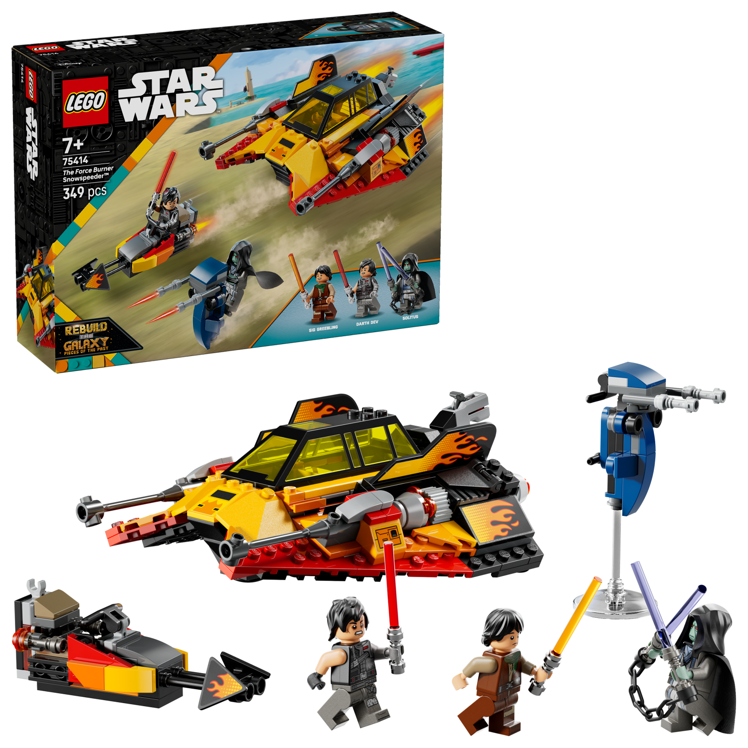 LEGO® Star Wars TM 75414 フォース・バーナー スノースピーダー