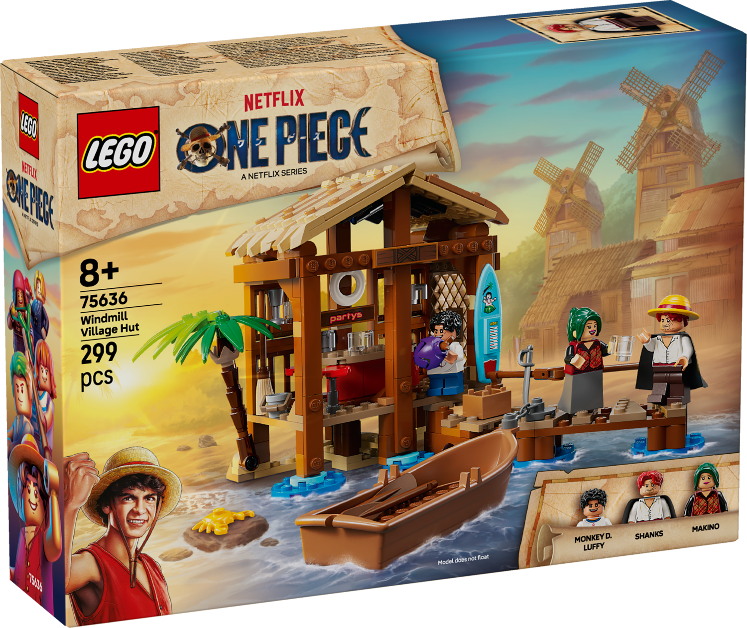 LEGO® ONE PIECE 75636 Colibă în Satul Morii | KITSTORE.cz