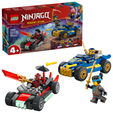 LEGO® Ninjago 71840 Action-Autorennen: Rogue vs. Drix