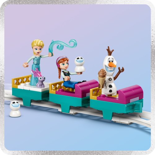 LEGO® Disney TM 43281 Castelo de Gelo da Elsa e Aventura na Pista de Neve