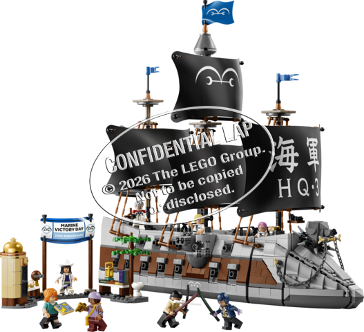 LEGO® ONE PIECE 75646 Le navire de la marine de Garp
