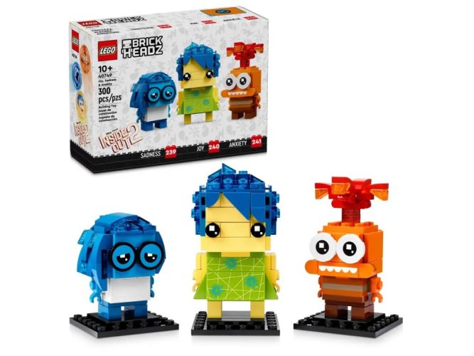 LEGO® BrickHeadz 40749 Plezier, Verdriet en Onzekerheid