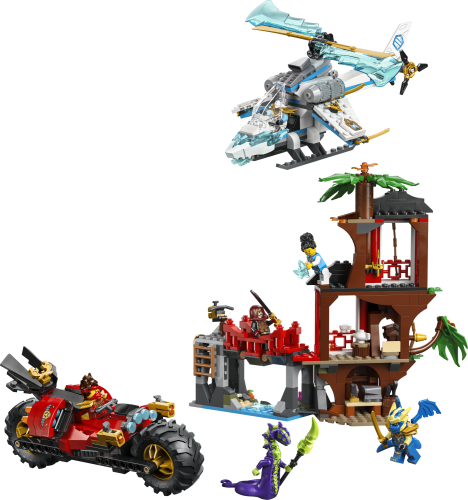 LEGO® Ninjago 71857 秘密基地ツリーハウス・バトル | KITSTORE.cz