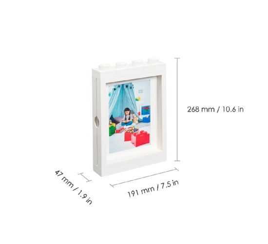 LEGO® cadre photo - blanc