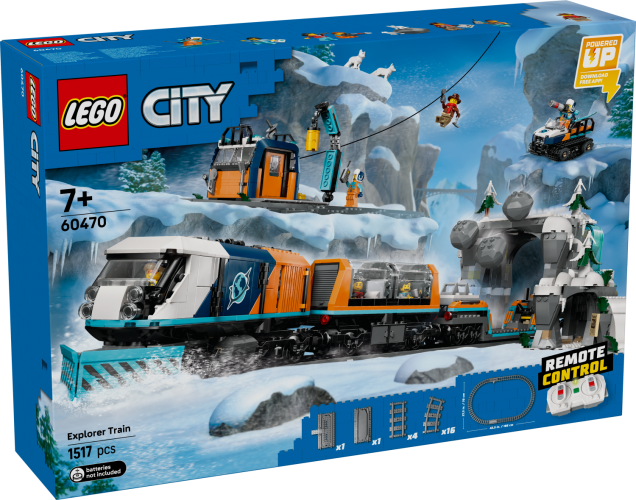 LEGO® City 60470 Comboio Expresso do Ártico dos Exploradores
