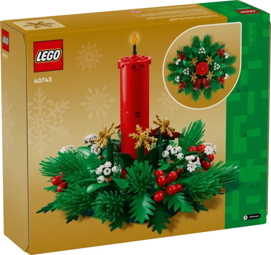 LEGO® 40743 Centre de table de Noël