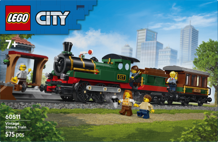 LEGO® City 60511 Vintage Steam Train
