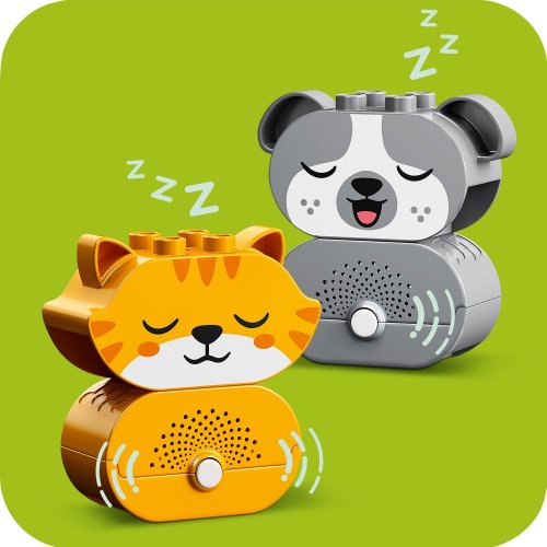 LEGO® DUPLO® 10977 O Meu Primeiro Cãozinho e Gatinho com Sons