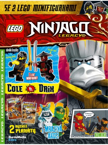 KOMIKS LEGO® NINJAGO® Legacy 04/2025 - Minifigurka Cole vs. Drix