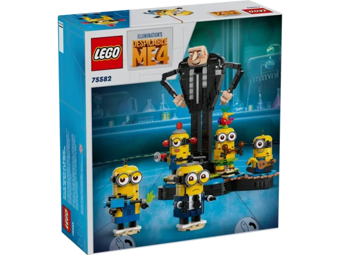 LEGO®  Despicable Me 4 75582 Brick-Built Gru and Minions