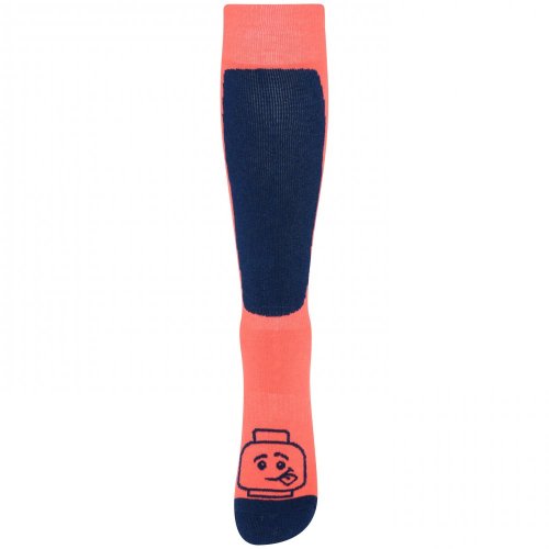LWAZUN 700 - SKI SOCK - Rouge fluo