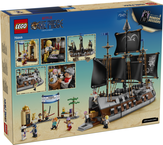 LEGO® ONE PIECE 75646 Le navire de la marine de Garp