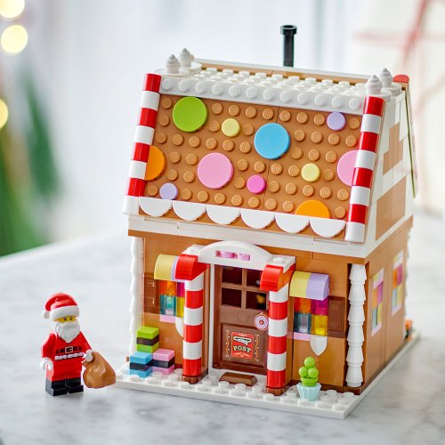LEGO® Iconic 40809 Weihnachtliches Lebkuchenhaus