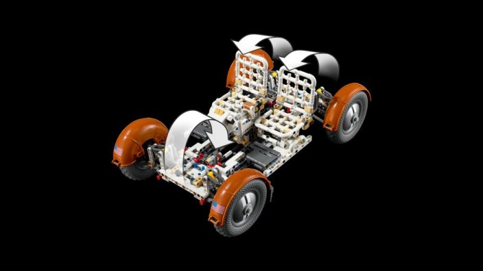 LEGO® Technic™ 42182 NASA Apollo maanwagen - LRV