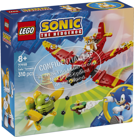 LEGO® Sonic the Hedgehog™ 77119 Tails Tornado-1 repülője
