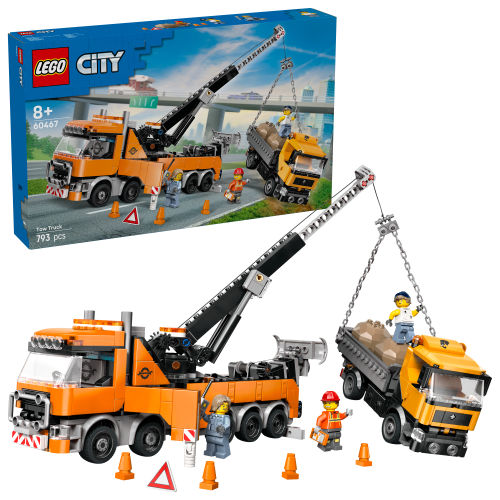 LEGO® City 60467 Schwerlast-Abschleppwagen mit Kran