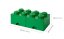 LEGO® Caixa de arrumação 8 com gavetas - verde oscuro