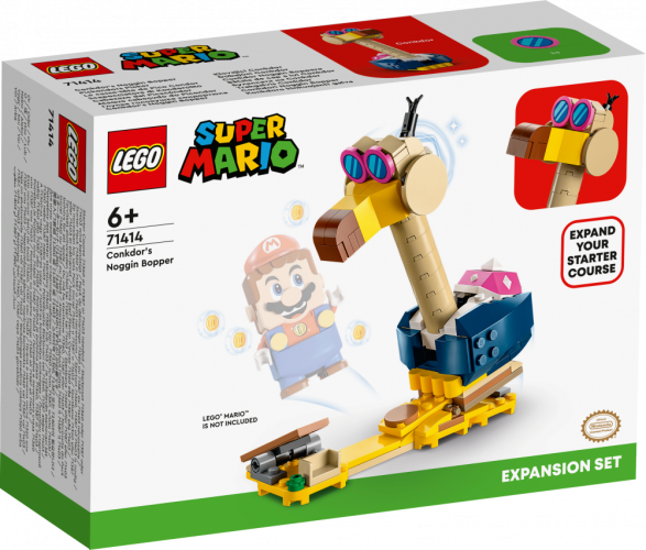 LEGO® Super Mario™ 71414 Set de Expansão Ataque Cabeçudo do Conkdor