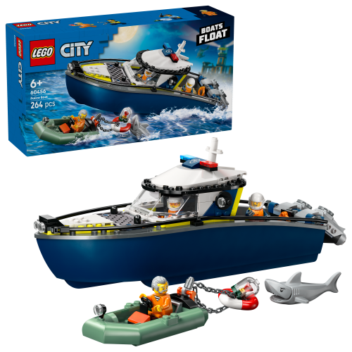 LEGO® City 60456 Perseguição com Barco da Polícia