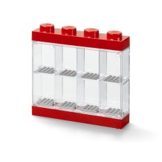 LEGO® sběratelská skříňka na 8 minifigurek - červená