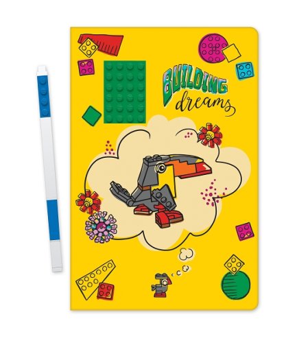 LEGO® Stationery Carnet A5 avec stylo bleu - Building Dreams