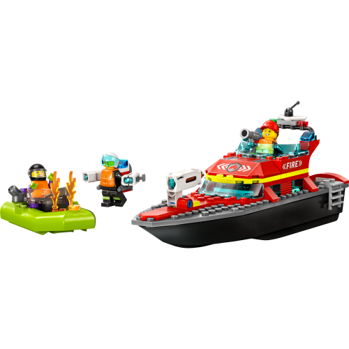 LEGO® City 60373 Barca di soccorso antincendio