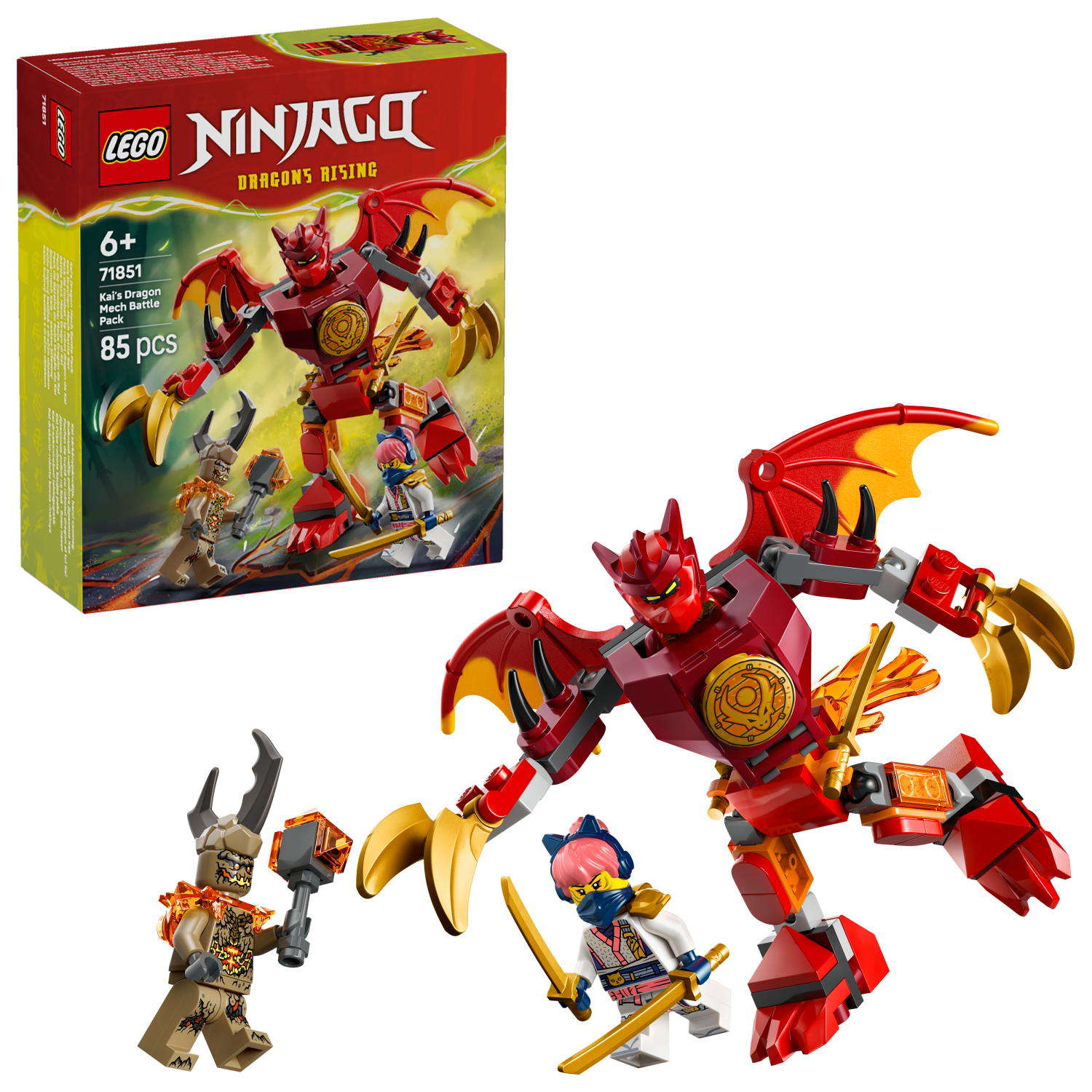 LEGO® Ninjago 71851 カイのドラゴンメカスーツ バトルパック