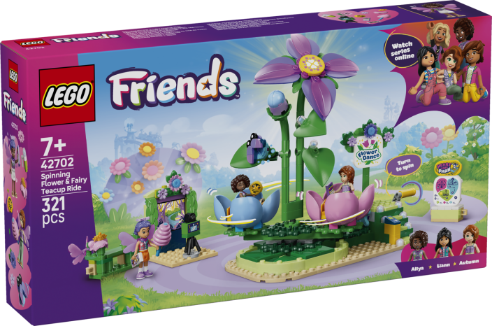 LEGO® Friends 42702 Giostra delle tazze da tè floreali