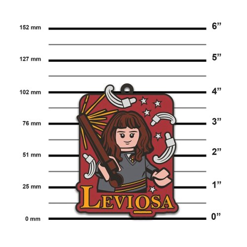 LEGO® Harry Potter™ Hermione Granger mágnes - Leviosa