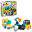 LEGO® DUPLO Town 10475 Baufahrzeuge – 3-in-1-Set