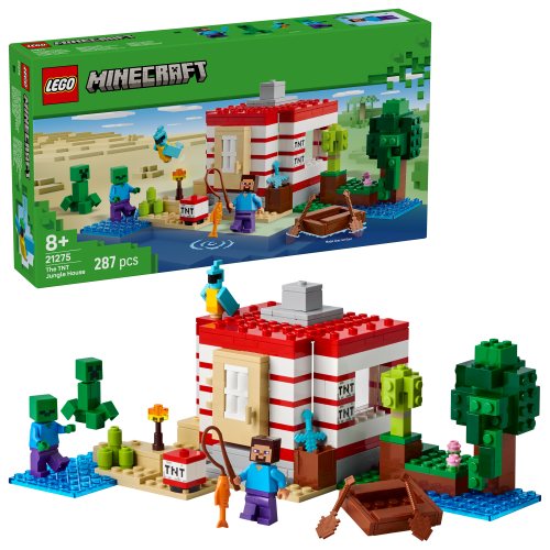 LEGO® Minecraft 21275 La maison en TNT de la jungle