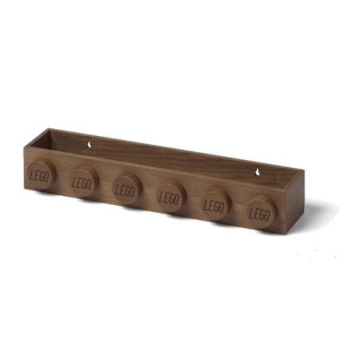 LEGO® suporte de madeira para livros (carvalho - escurecido)