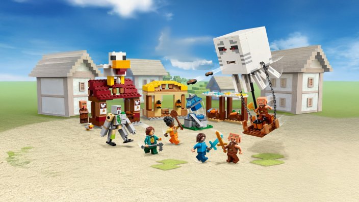LEGO® Minecraft® 21273 Attacco al villaggio del Ghast-pallone