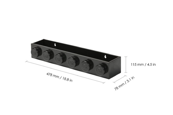 LEGO® Hängeregal - schwarz