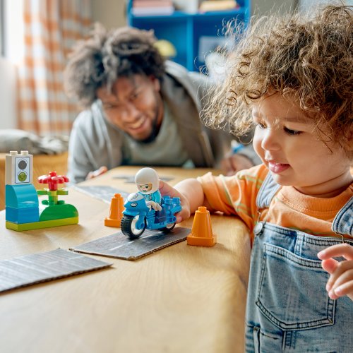 LEGO® DUPLO Town 10471 Blaues Polizeimotorrad